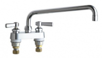 Chicago Faucets 895-L12E35ABCP Kitchen Sink Bar Faucet
